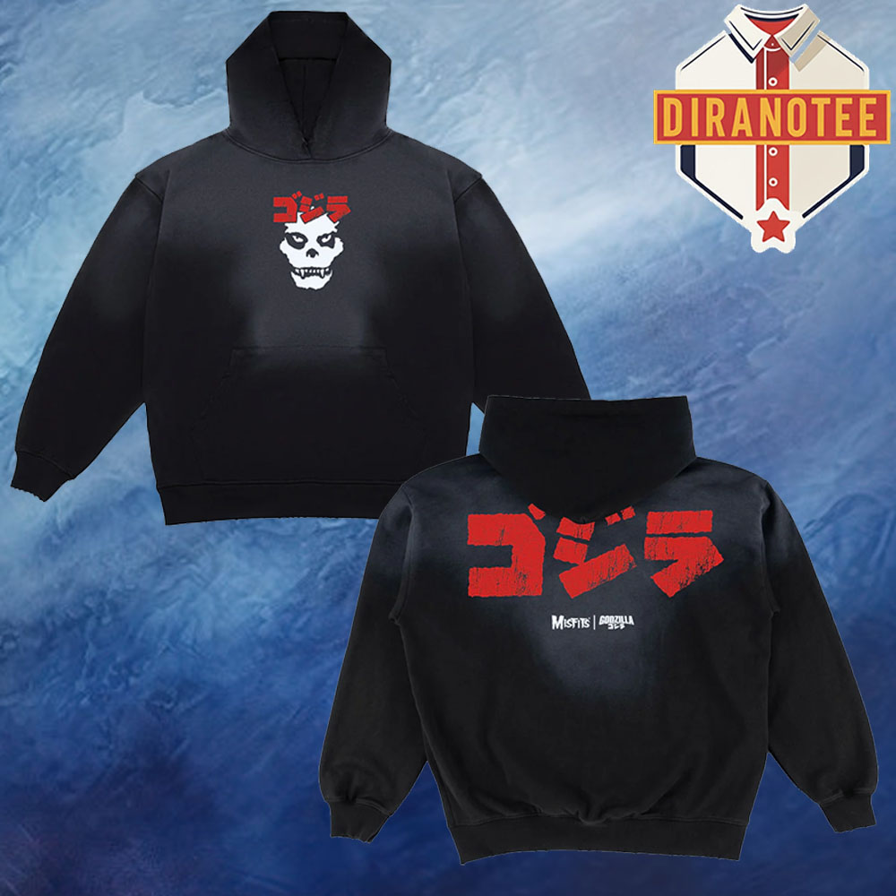 Godzilla X Misfits Pullover Unisex Hoodie Godzilla X Misfits Pullover Unisex Hoodie