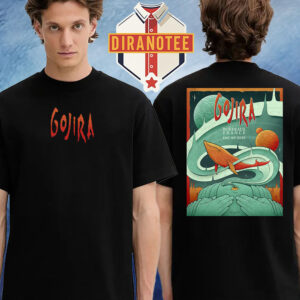Gojira Bordeaux Tonight Poster At Arkéa Arena In Bordeaux France On December 9th 2025 Two Sided Unisex T-Shirt
