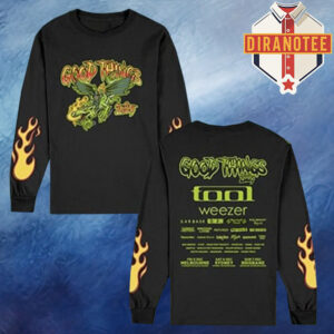 Good Things Festival 2025 Merch Tee Dragon Lineup In Australian On December 5 6 7 2025 Unisex Long Sleeve