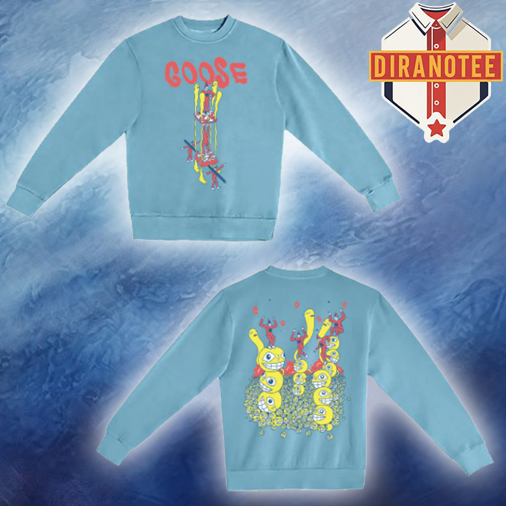 Goose Merchandise Smiley Heads Unisex Crewneck Sweatshirt Goose Merchandise Smiley Heads Unisex Crewneck Sweatshirt