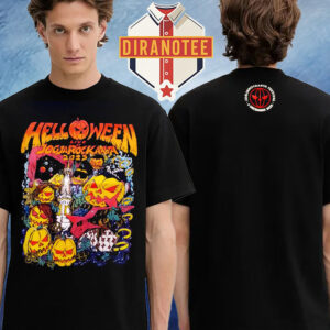 Helloween Merch Tee Jogjarockarta Festival 2025 At Kridosono Stadium In Yogyakarta Indonesia On December 6 2025 Two Sided Unisex T-Shirt