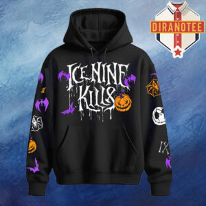 Ice Nine Kills Night Mare On The Ninth Before Christmas Witches Get Stitches Unisex Hoodie