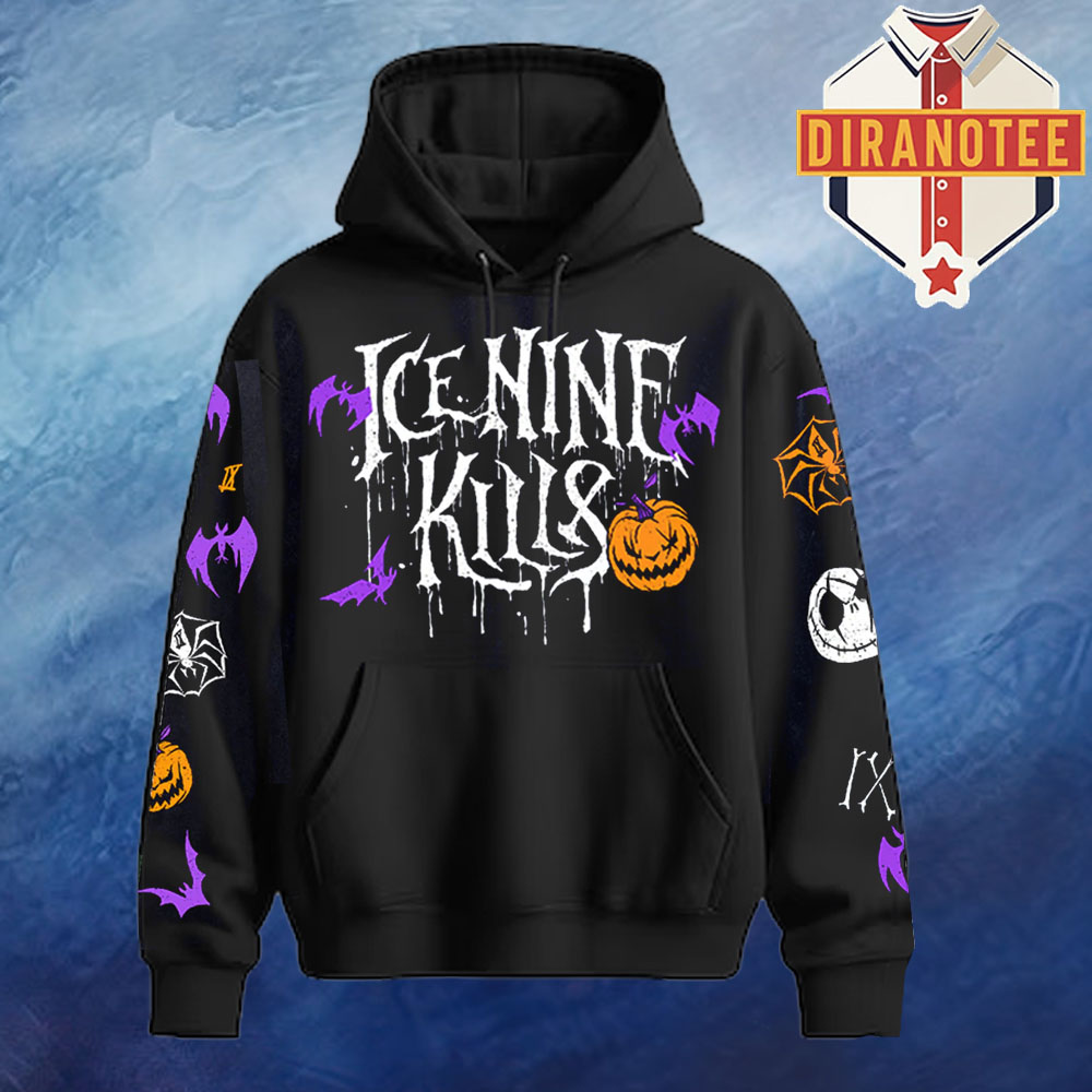 Ice Nine Kills Night Mare On The Ninth Before Christmas Witches Get Stitches Unisex Hoodie Ice Nine Kills Night Mare On The Ninth Before Christmas Witches Get Stitches Unisex Hoodie