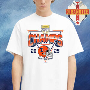 Illinois Fighting Illini Football Are 2025 Liberty Mutual Music City Bowl Champions Unisex T-Shirt