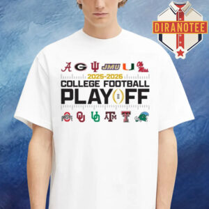 James Madison University Dukes Football 2025 2026 College Football Playoffs 12 Team Unisex T-Shirt