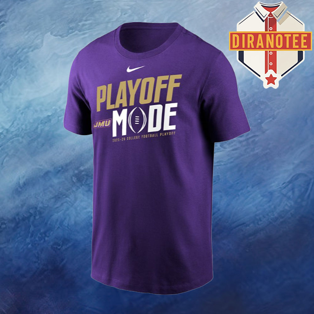 James Madison University Dukes Football 2025 2026 College Football Playoffs Mode Unisex T-Shirt James Madison University Dukes Football 2025 2026 College Football Playoffs Mode Unisex T-Shirt