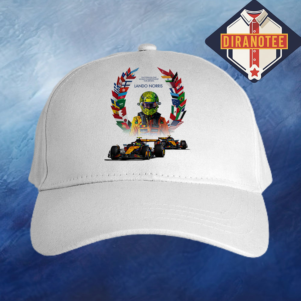 Lando Norris Is 2025 FIA Formula One World Champion Classic Cap Hat Snapback Lando Norris Is 2025 FIA Formula One World Champion Classic Cap Hat Snapback