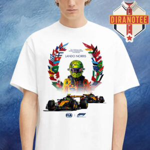 Lando Norris Is 2025 FIA Formula One World Champion Unisex T-Shirt
