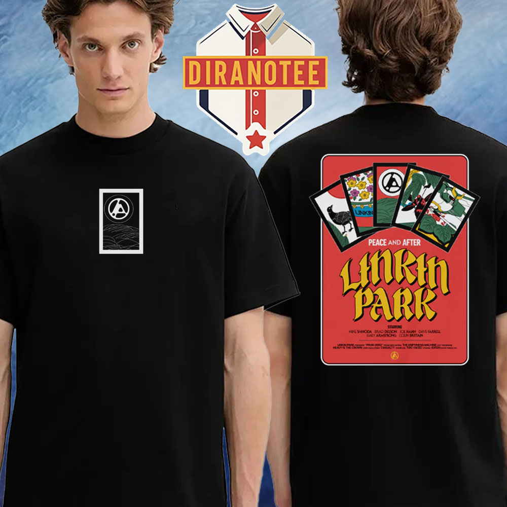 Linkin Park X Peace And After Hanafuda Two Sided Unisex T-Shirt Linkin Park X Peace And After Hanafuda Two Sided Unisex T-Shirt