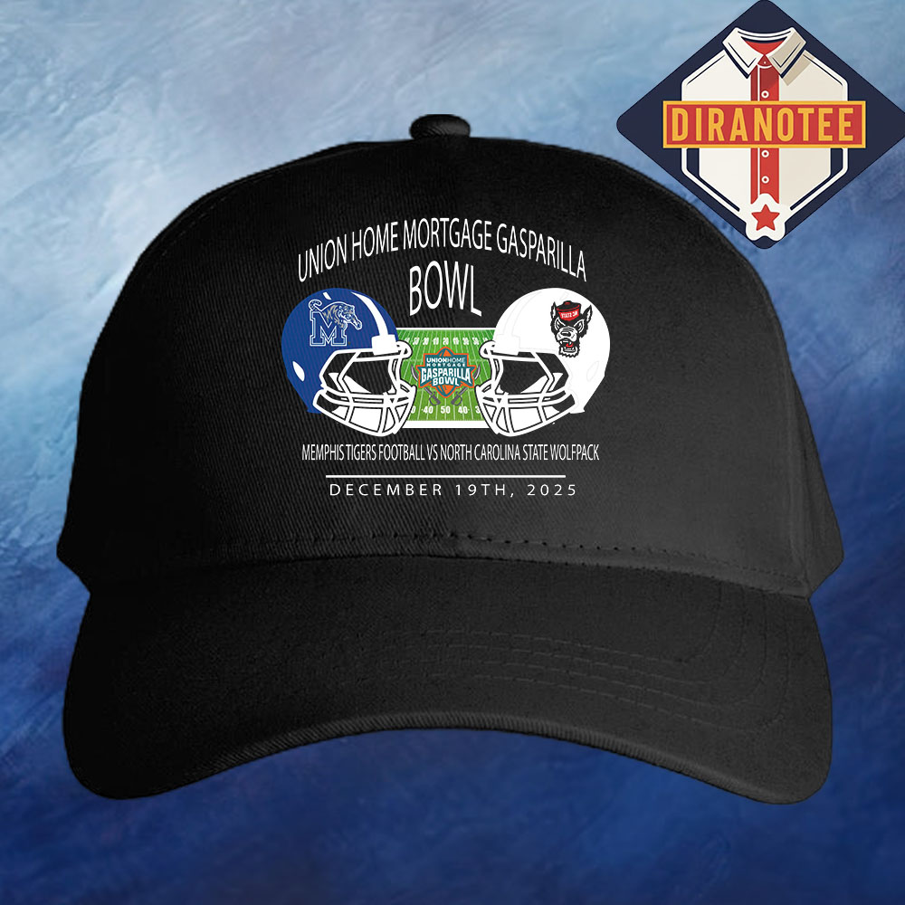 Memphis Tigers Vs NC State Wolfpack Union Home Mortgage Gasparilla Bowl 2025 At Raymond James Stadium In Tampa Florida On December 19 2025 Helmet Matchup Classic Cap Hat Snapback Memphis Tigers Vs NC State Wolfpack Union Home Mortgage Gasparilla Bowl 2025 At Raymond James Stadium In Tampa Florida On December 19 2025 Helmet Matchup Classic Cap Hat Snapback