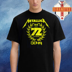 Metallica M72 Seasons Doha 2025 Event Tee At Lusail International Circuit In Doha Qatar On November 30 2025 Unisex T-Shirt