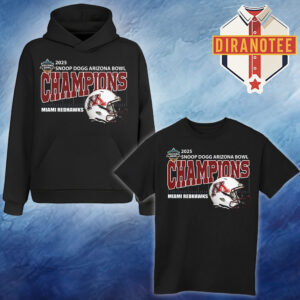Miami Red Hawks Football Are 2025 Snoop Dogg Arizona Bowl Champions Helmet Unisex T-Shirt Hoodie Shirt