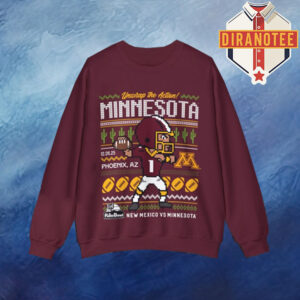 Minnesota Golden Gophers Football 2025 Rate Bowl At Chase Field In Phoenix Arizona On December 26 2025 Helmet Unisex Sweater