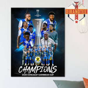 Mount Pleasant Are The 2025 Caribbean Cup Champions Home Decor Poster Canvas