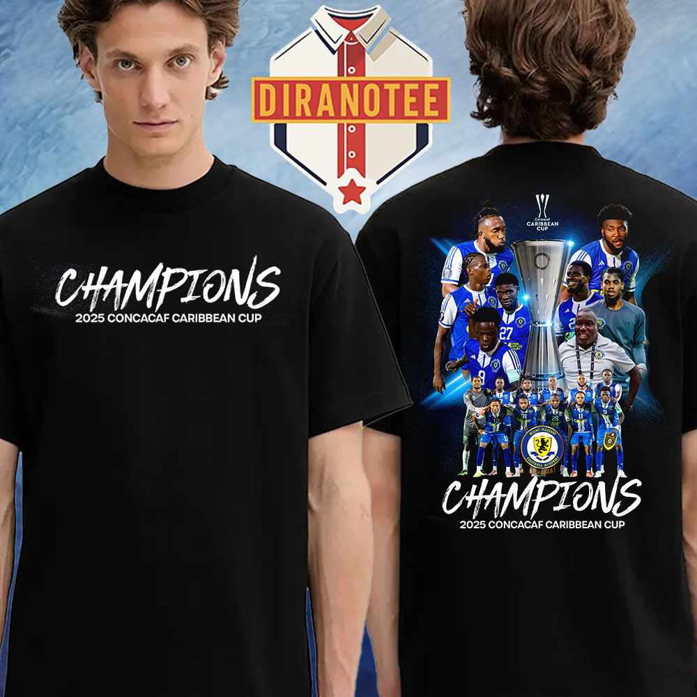 Mount Pleasant Are The 2025 Caribbean Cup Champions Two Sided Unisex T-Shirt Mount Pleasant Are The 2025 Caribbean Cup Champions Two Sided Unisex T-Shirt