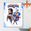 Chicago Bears Are 2025 NFC North Champions NFL Good Better Best Home Decor Poster Canvas