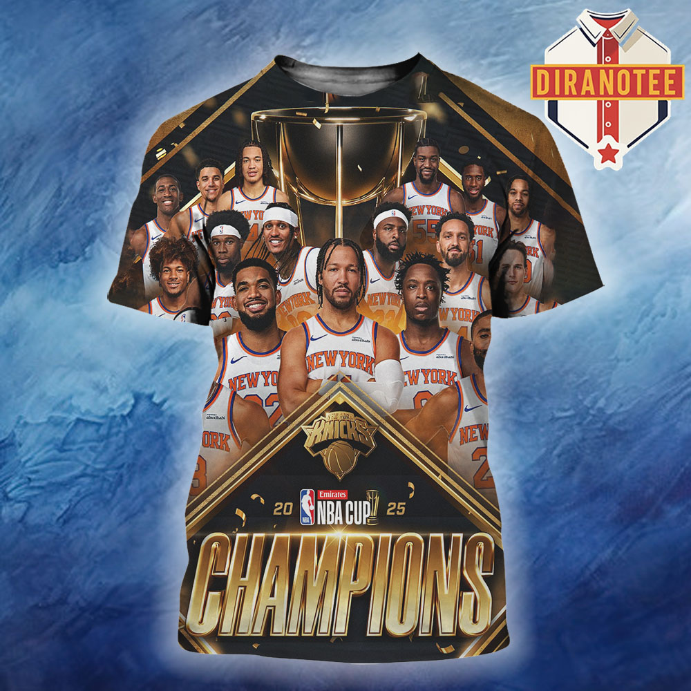 New York Knicks Are The 2025 Emirates NBA Cup Champions All Over Print Shirt New York Knicks Are The 2025 Emirates NBA Cup Champions All Over Print Shirt