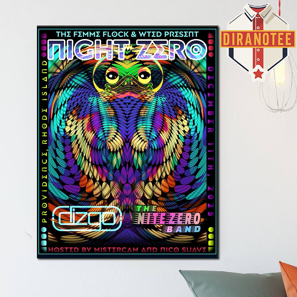 Night Zero Merch Poster The Nite Zero Band In Providence Rhode Island On December 11 2025 The Femme Flock & WTSD Home Decor Poster Canvas Night Zero Merch Poster The Nite Zero Band In Providence Rhode Island On December 11 2025 The Femme Flock & WTSD Home Decor Poster Canvas