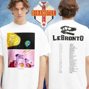 Nike X LeBron James LeBronto Dianosaur NBA  2018 Playoffs Two Sided Unisex T-Shirt