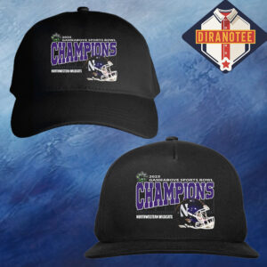 Northwestern Wildcats Football Are Gameabove Sports Bowl 2025 Champions Helmet At Ford Field In Detroit MI On December 26 2025 Classic Cap Hat Snapback