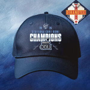 Old Dominion Monarchs Football Are Staffdna Cure Bowl 2025 Champions Classic Cap Hat Snapback