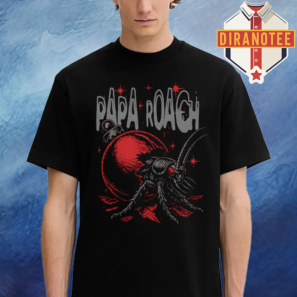 Papa Roach In Festive Merch Breakout Xmas 2025 Unisex T-Shirt Papa Roach In Festive Merch Breakout Xmas 2025 Unisex T-Shirt