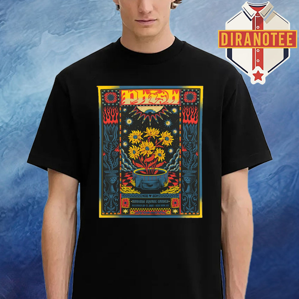 Phish Event Poster At Madison Square Garden In New York City On December 28-30 2025 Unisex T-Shirt Phish Event Poster At Madison Square Garden In New York City On December 28-30 2025 Unisex T-Shirt