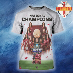 Seminoles Women’s Soccer Are The National Champions 2025 Women College Cup NCAA All Over Print Shirt