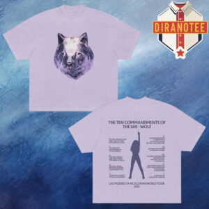 Shakira Merch LMYNL World Tour 2025 Commandments Tee Schedule Two Sided Unisex T-Shirt