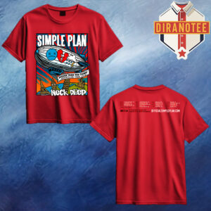 Simple Plan Bigger Than You Think Europe UK Tour 2026 Schedule Two Sided Unisex T-Shirt