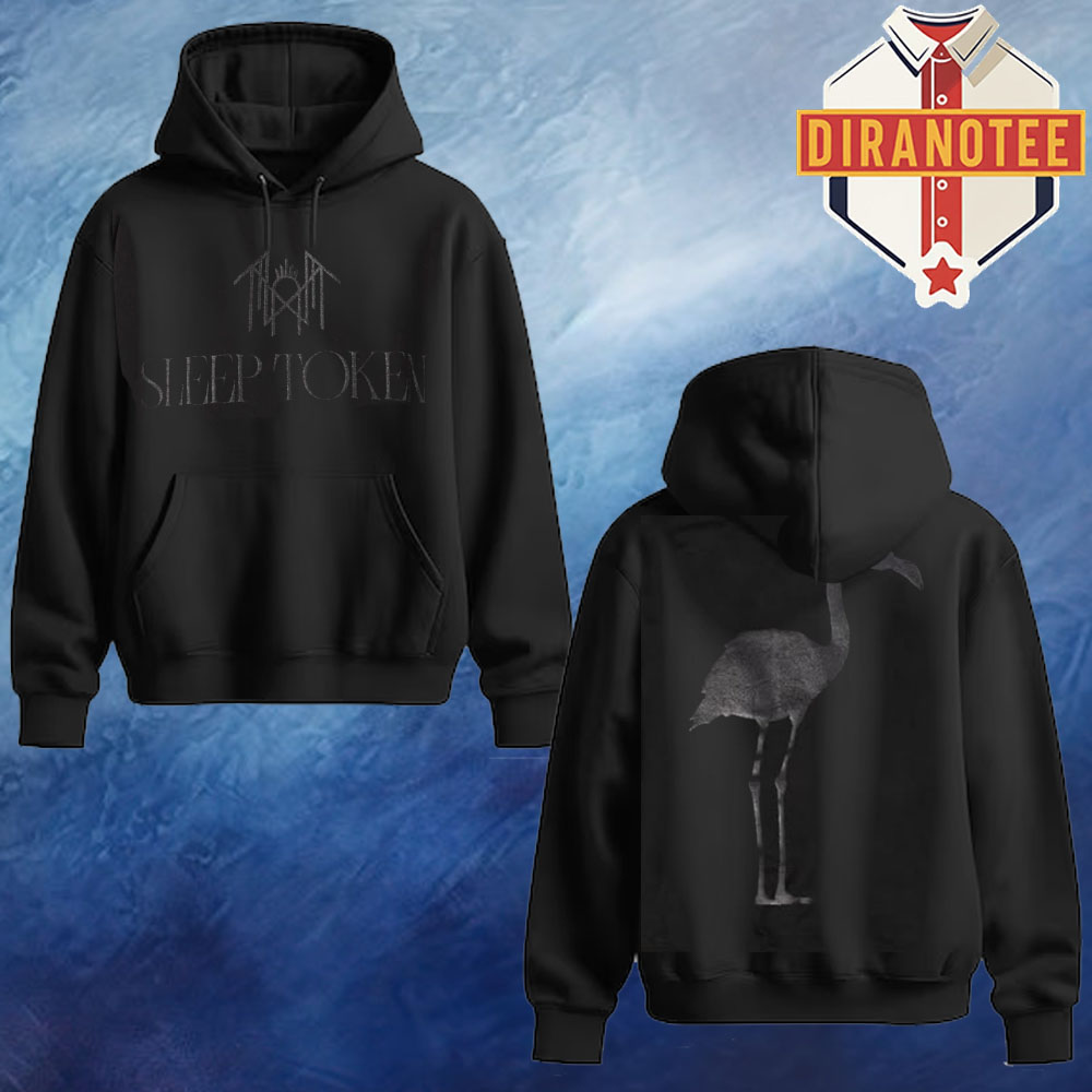 Sleep Token Merch Jerry Limited Black On Black Logo Even In Arcadia Unisex Hoodie Sleep Token Merch Jerry Limited Black On Black Logo Even In Arcadia Unisex Hoodie