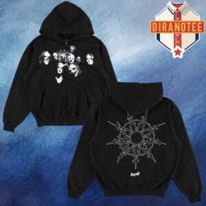 Slipknot X Welcome Skateboards Merch Nonagram Unisex Zip Hoodie