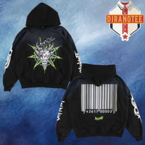 Slipknot X Welcome Skateboards Merch Ravenous Distressed Sun Fade Unisex Hoodie