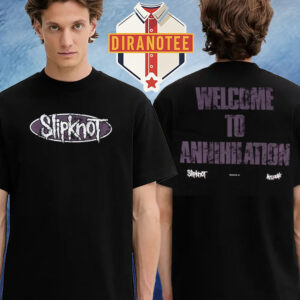 Slipknot X Welcome Skateboards Merch Welcome To Annihilation Two Sided Unisex T-Shirt