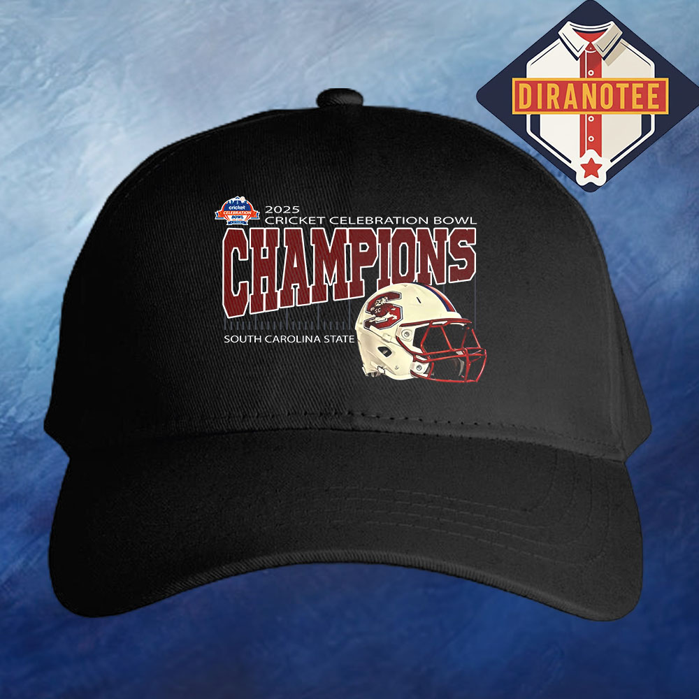 South Carolia State Are 2025 Cricket Celebration Bowl Champions At Mercedes-Benz Stadium In Atlanta GA On December 13th 2025 Classic Cap Hat Snapback South Carolia State Are 2025 Cricket Celebration Bowl Champions At Mercedes-Benz Stadium In Atlanta GA On December 13th 2025 Classic Cap Hat Snapback