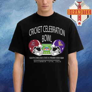 South Carolia State Vs Prairie View A&M 2025 Cricket Celebration Bowl At Mercedes-Benz Stadium In Atlanta GA On December 13th 2025 Unisex T-Shirt