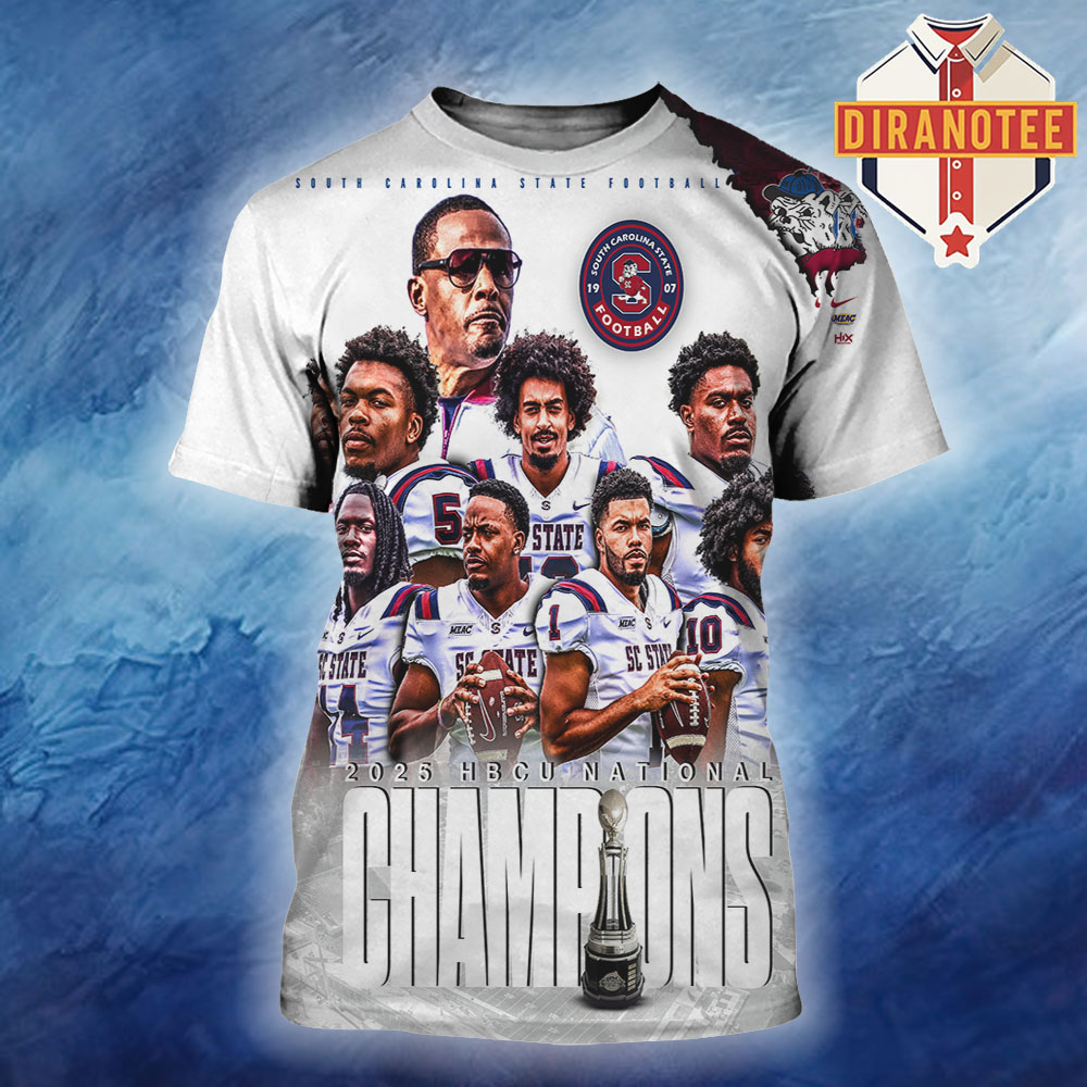 South Carolina State Football Are 2025 HBCU National Champions All Over Print Shirt South Carolina State Football Are 2025 HBCU National Champions All Over Print Shirt