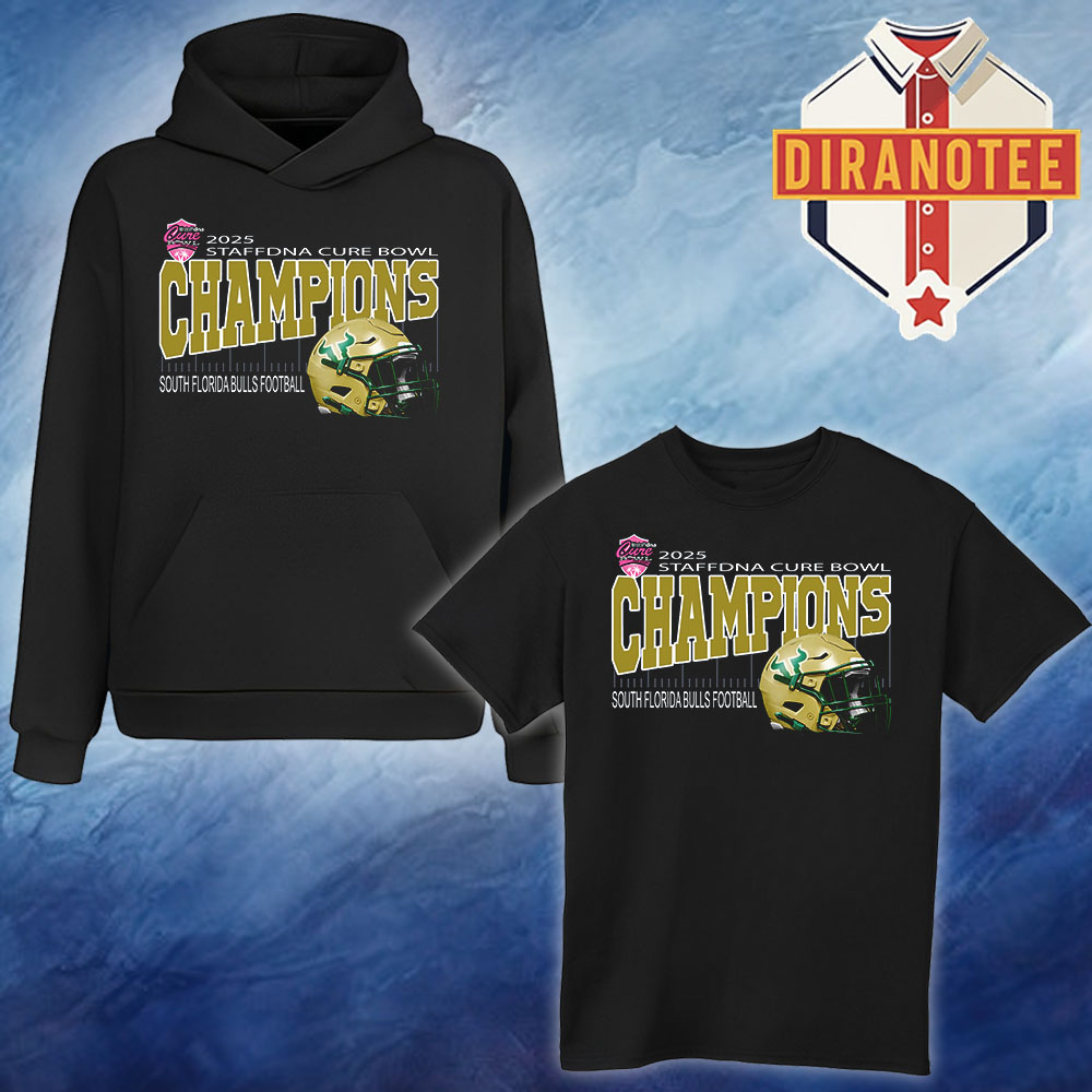 South Florida Bulls Football Are Staffdna Cure Bowl 2025 Champions Helmet At Camping World Stadium In Orlando Florida On December 17th 2025 Unisex T-Shirt Hoodie South Florida Bulls Football Are Staffdna Cure Bowl 2025 Champions Helmet At Camping World Stadium In Orlando Florida On December 17th 2025 Unisex T-Shirt Hoodie