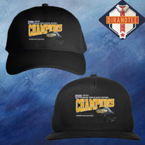 Southern Miss Golden Eagles Football Are 2025 New Orleans Bowl Champions Helmet At Caesars Superdome On December 23 2025 Classic Cap Hat Snapback