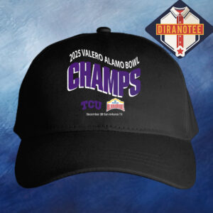 TCU Horned Frogs Football 2025 Valero Alamo Bowl Champions On December 30 In San Antonio TX Classic Cap Hat Snapback
