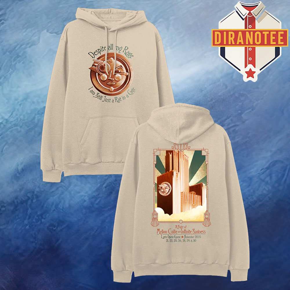 The Smashing Pumpkins Merch A Night of Mellon Collie and Infinite Sadness Lyric Opera House On November 2025 Unisex Hoodie The Smashing Pumpkins Merch A Night of Mellon Collie and Infinite Sadness Lyric Opera House On November 2025 Unisex Hoodie