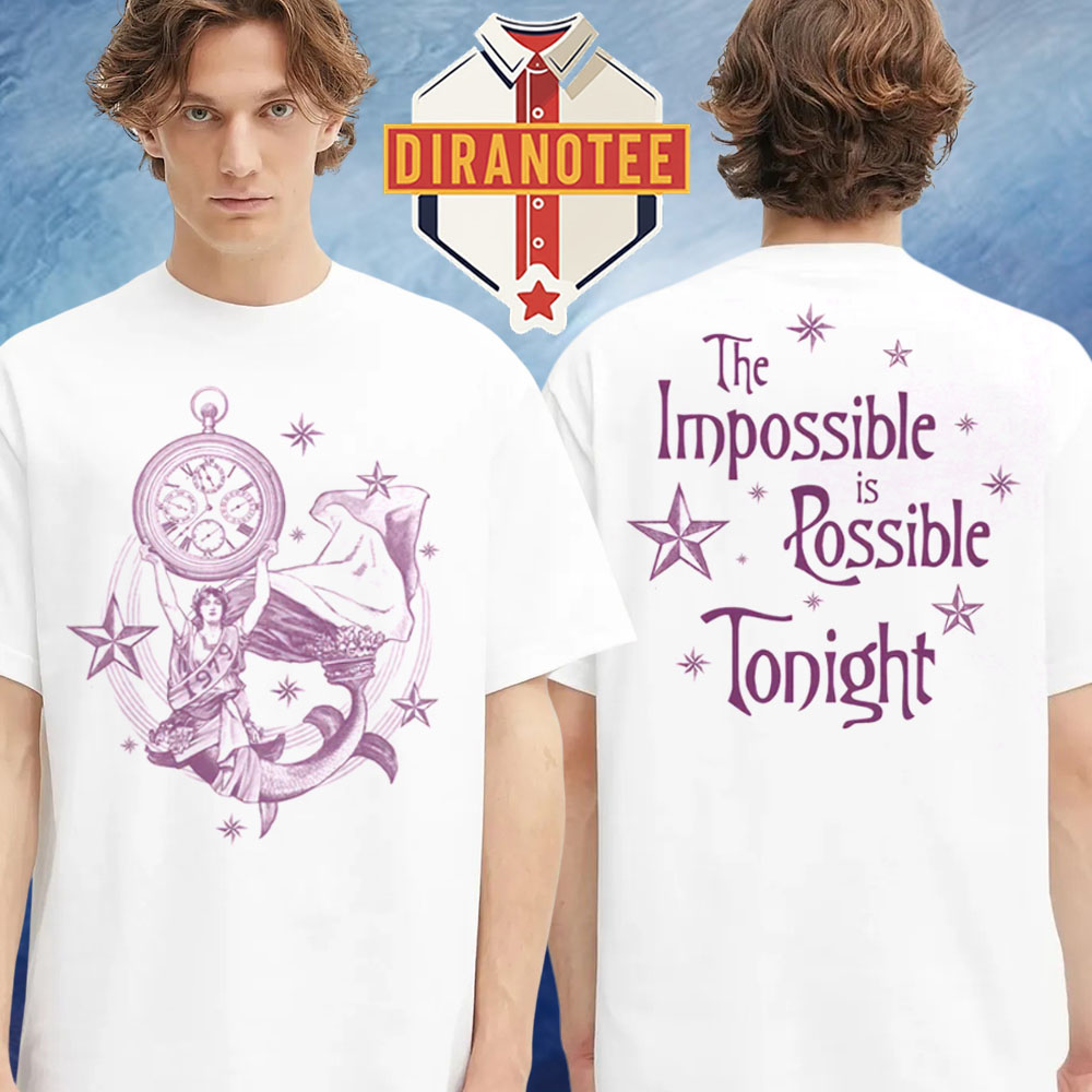 The Smashing Pumpkins Merch A Night of Mellon The Impossible is Possible Tonight Two Sided Unisex T-Shirt The Smashing Pumpkins Merch A Night of Mellon The Impossible is Possible Tonight Two Sided Unisex T-Shirt