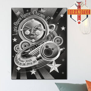 The Smashing Pumpkins Merch Poster A Night Of Mellon Collie And Infinite Sadness At Lyric Opera House In Chicago IL On November 21 22 25 26 28 29 And 30 2025 Home Decor Poster Canvas