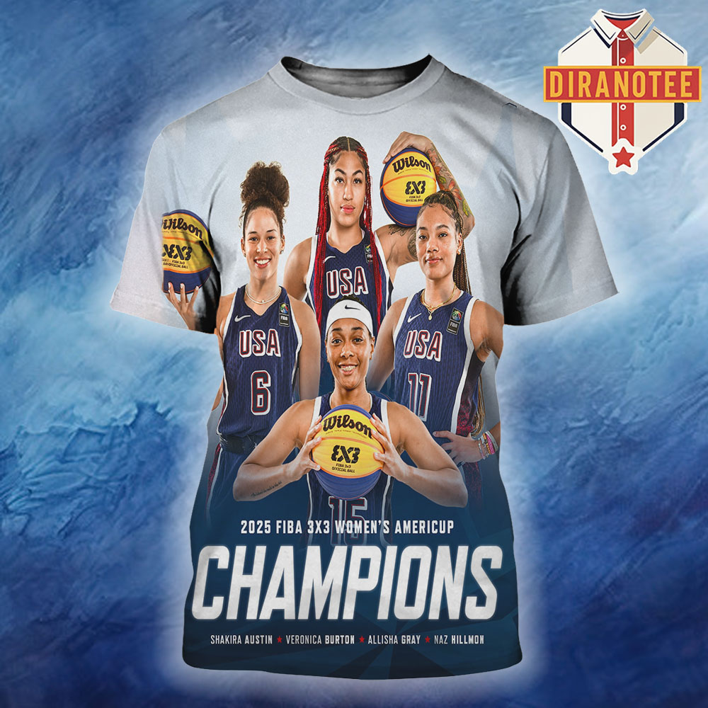 The USA Women Are The 2025 FIBA 3x3 AmeriCup Champions All Over Print Shirt The USA Women Are The 2025 FIBA 3x3 AmeriCup Champions All Over Print Shirt