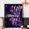 The Washington Huskies Are National Champions 2025 Men College Cup NCAA Home Decor Poster Canvas The Washington Huskies Are National Champions 2025 Men College Cup NCAA Home Decor Poster Canvas