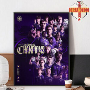 The Washington Huskies Are National Champions NCAA Home Decor Poster Canvas