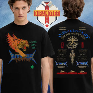 Travis Scott Utopia Merch India World Tour 2025 Two Sided Unisex T-Shirt