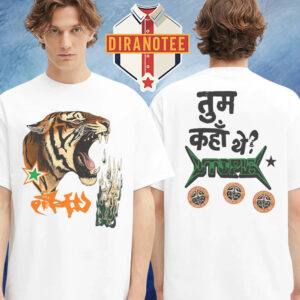 Travis Scott Utopia Merch Tiger Road India World Tour 2025 Two Sided Unisex T-Shirt