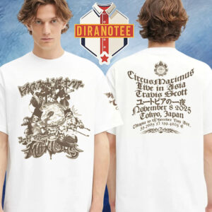 Travis Scott Utopia Merch Tokyo World Tour 2025 Two Sided Unisex T-Shirt