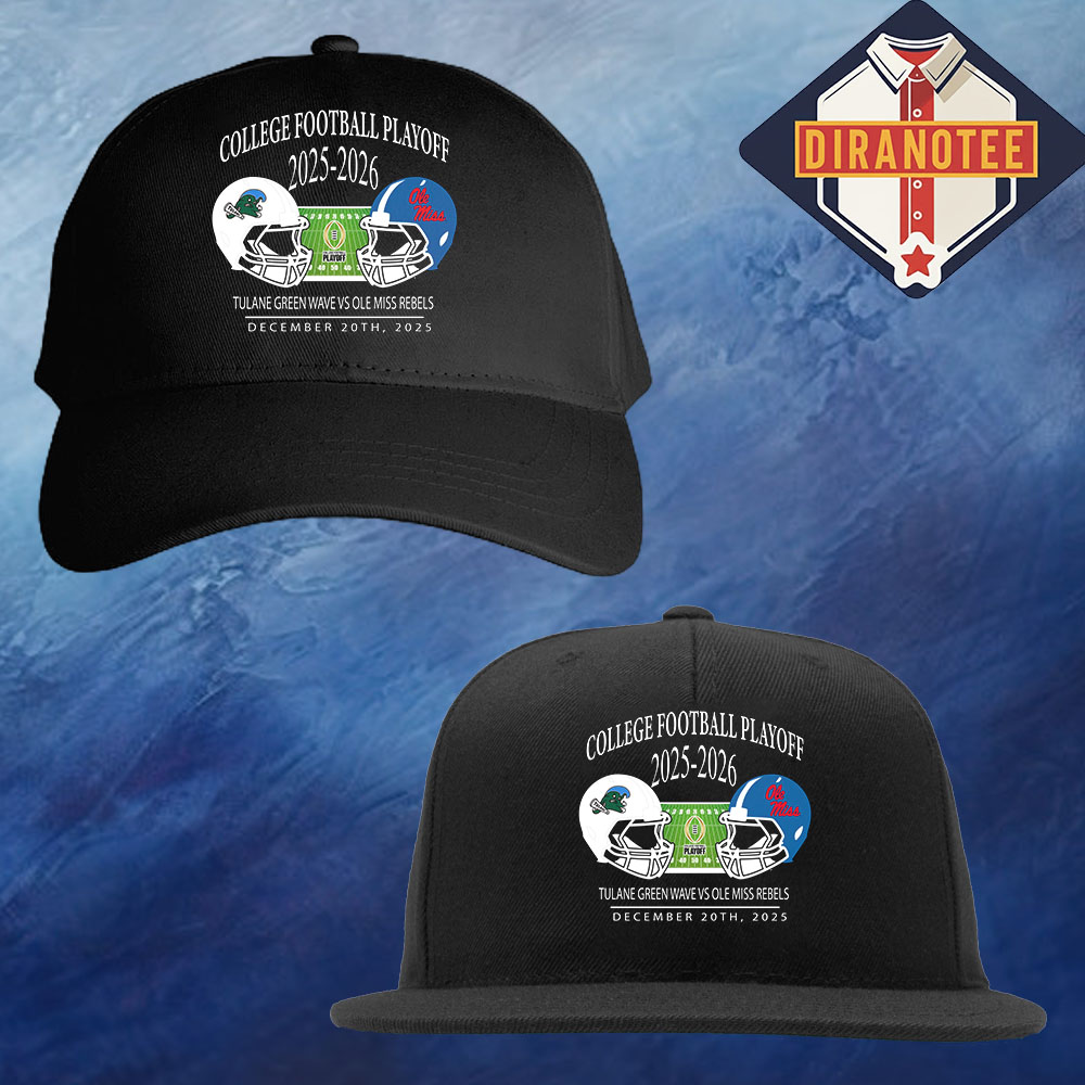 Tulane Green Wave Vs Ole Miss Rebels 2025 2026 College Football Playoff Matchup Helmet At Vaught Hemingway Stadium In University Mississippi On December 20 2025 Classic Cap Hat Snapback Tulane Green Wave Vs Ole Miss Rebels 2025 2026 College Football Playoff Matchup Helmet At Vaught Hemingway Stadium In University Mississippi On December 20 2025 Classic Cap Hat Snapback